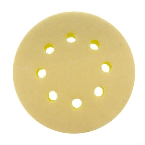 Exzenterschleifer Schaumstoff-Pad 12,7 cm 125 mm 8 Loch Schwammschnittstelle zum Schleifen von Exzenterschleifern Da Disc Plus Stützteller reduziert Vibrationen für Auto Boot Exzenterschleifer Schaumstoff-Pad 12,7 cm 125 mm 8 Loch Schwammschnittstelle zum Schleifen von Exzenterschleifern Da Disc Plus Stützteller reduziert Vibrationen für Auto Boot von Yhenlovtt