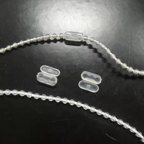 Flexible transparente Schnallenverbinder für Jalousien für verschiedene Kettenarten (10 Stück) von Yhenlovtt