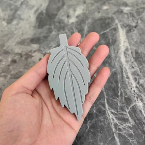 Flexibler Türstopper, Gummi, rutschfest, Blätter, Keillayout, Bodenschutz, plus Finger, hält Türen verschiedener von Yhenlovtt