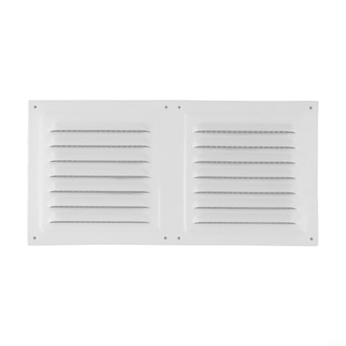 Für HVAC-Lüftungsgitterabdeckung mit Insektenschutz für Decken- und Seitenwandmontage, bietet effiziente Belüftung und Insektenschutz (weiß) von Yhenlovtt