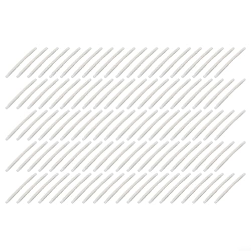 Glasfaser-Schrumpfschläuche, 60 mm, Fusionsverbindungsschutzhülsen, 304 Edelstahl, 100 Stück (B) von Yhenlovtt