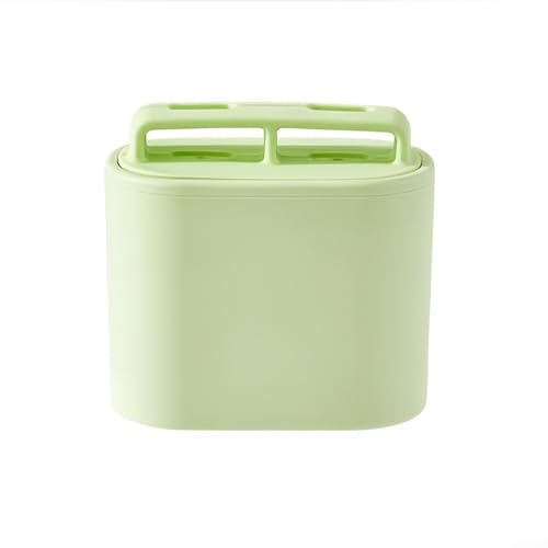 Große 65 mm klare Silikon-Eiskugel-Macher-Formen – keine Blasen, langsam schmelzende Eiskugeln für Whiskey, Cocktails, Eiskaffee, Säfte und Hausbargetränke (grünes Doppel) von Yhenlovtt