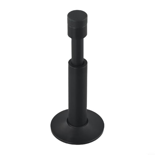 Hydraulischer Puffer-Türstopper, reines Kupfer, Bodentürstopper, Wandmontage, Stoßstange (Aluminium-Schwarz) von Yhenlovtt