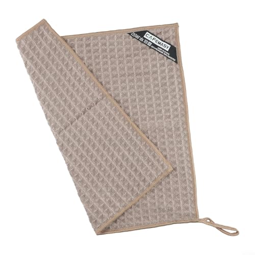 Kaffeemaschinen-Wartungs-Handtuch, saugfähiges Mikrofasertuch für Sauberkeit (braun) von Yhenlovtt