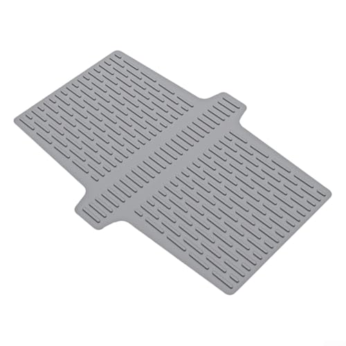 Küchenspüle Sattelmatte aus hitzebeständigem Silikon, Trennmatte mit sicherer Grifftextur zur Vermeidung von Kratzern (grau) von Yhenlovtt