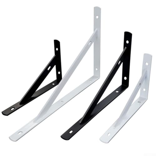 L-förmige Regalhalterung, 2 Stück, robuste Metall-Eckstrebe, 2 mm dicke, rechtwinklige Halterung für Wandregale, Küche, Bücherregal, Heimwerken L-förmige Regalhalterung, 2 Stück, robuste Metall-Eckstrebe, 2 mm dicke, rechtwinklige Halterung für Wandregale, Küche, Bücherregal, Heimwerken von Yhenlovtt