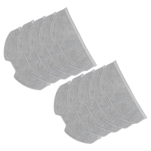 Leicht austauschbare Wischmopp-Pads für Eufy für X8 Pro Serie Staubsauger, Mikrofaser-Material (10 Stück) von Yhenlovtt