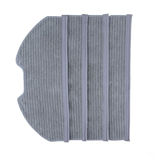 Leicht austauschbare Wischmopp-Pads für Eufy für X8 Pro Serie Staubsauger, Mikrofaser-Material (4 Stück) von Yhenlovtt