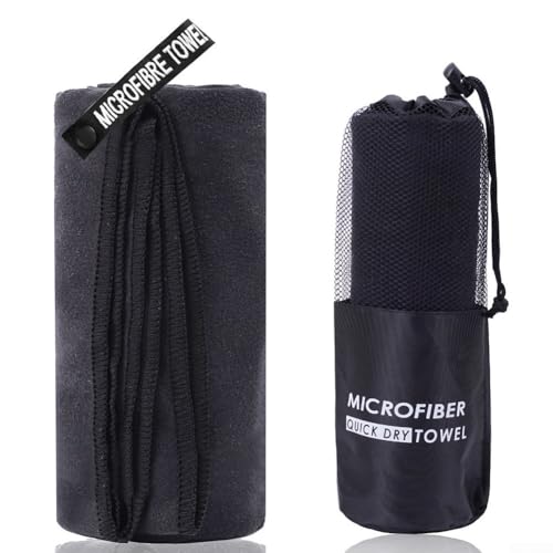 Leichtes und weiches, schnell trocknendes Mikrofaser-Handtuch für Fitnessstudio, Schwimmen und verschiedene Aktivitäten (50 x 120 °C) von Yhenlovtt