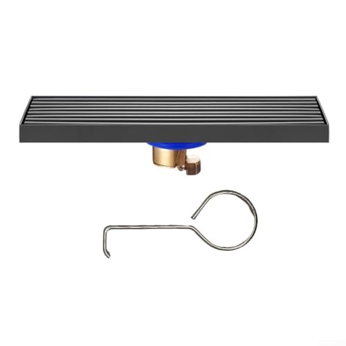 Linearer Duschablauf 304 Edelstahl mit langem unsichtbarem Design und Anti-Filter für Badezimmer-Hygiene von Yhenlovtt