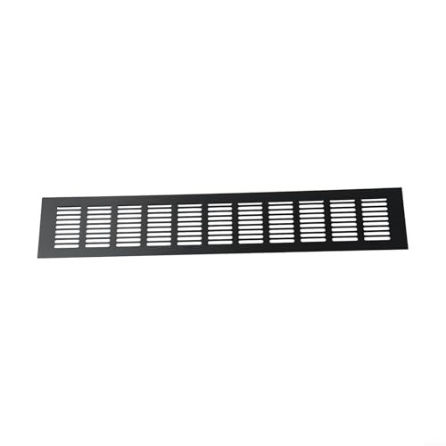 Lüftungsschlitzabdeckung aus Aluminiumlegierung, rechteckiges Design für effektive Belüftung in Schränken (80 x 450 mm) von Yhenlovtt