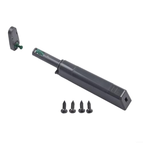 Magnetverschlusssystem, federbelasteter Doppelkopf, Aluminium-Hardware, für Schrankaufbewahrung, weiß, hellgrau (dunkelgrau) von Yhenlovtt