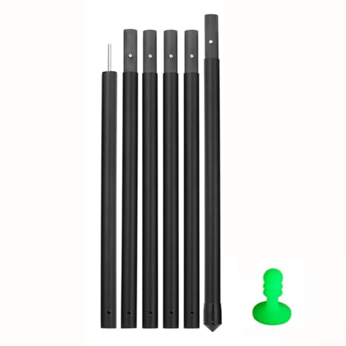 Mehrteilige Kohlefaser-Planenstangen, verstellbare Zeltstangen für Baldachin, Ersatzstangen für Markisen, Outdoor-Unterschlupf (2,5 Meter) von Yhenlovtt