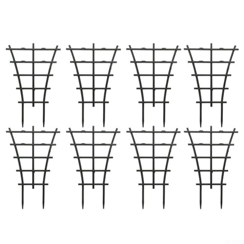 Pflanzenstützen für Kletterpflanzen, stapelbares Design für einfache Einrichtung im Garten, 6/8 Stück (8 Stück) von Yhenlovtt