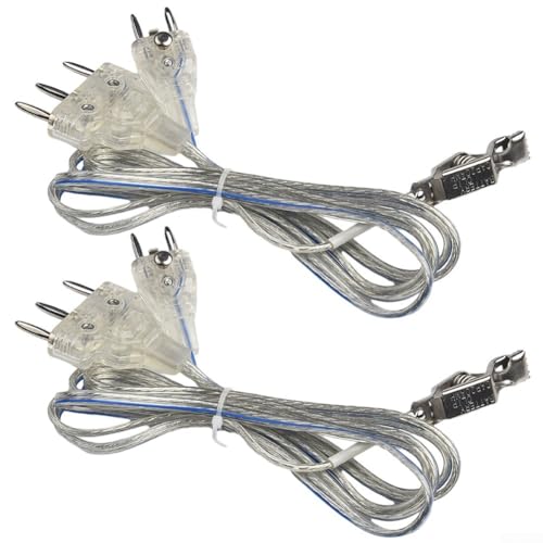 Professionelles Zaun-Kordel-Set, 2 Stück, transparente PVC-Kupferfolie, Säbel, Wettkampf-Trainingskabel mit Handschnur, Klemmverbinder, 50 cm Professionelles Zaun-Kordel-Set, 2 Stück, transparente PVC-Kupferfolie, Säbel, Wettkampf-Trainingskabel mit Handschnur, Klemmverbinder, 50 cm von Yhenlovtt