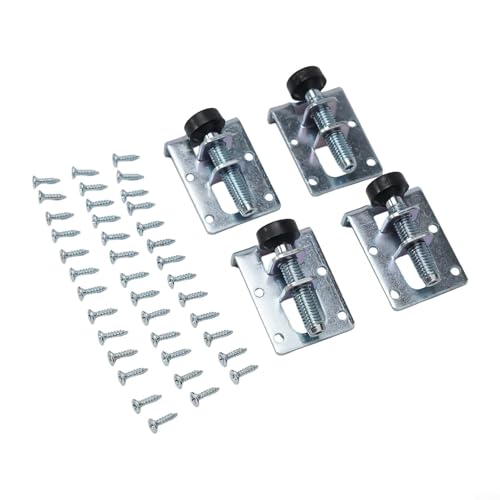 Robuste Nivellierfüße für Möbel, Set mit 4 verstellbaren Beinen für stabile Tische und Regale (4 Stück) von Yhenlovtt