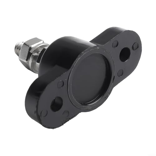 Robuster Batterieklemmenblock, 12 V, 24 V, Stromverteiler, Anschlussdose, Edelstahlschrauben, Messing, für Solar-RV, Marine, LKW (M6-Schwarz) von Yhenlovtt