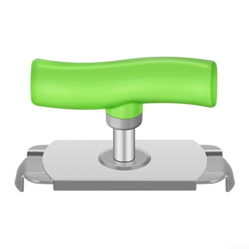 Robuster drehbarer Dosen- und Flaschenöffner, dicker Edelstahl-Glasdeckel-Entferner für Küche, Dreh-Entriegelungswerkzeug in Grün oder Weiß für den Heimgebrauch (grün) von Yhenlovtt