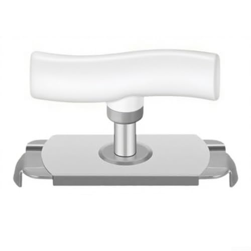 Robuster drehbarer Dosen- und Flaschenöffner, dicker Edelstahl-Glasdeckel-Entferner für Küche, Dreh-Entriegelungswerkzeug in Grün oder Weiß für den Heimgebrauch (weiß) von Yhenlovtt