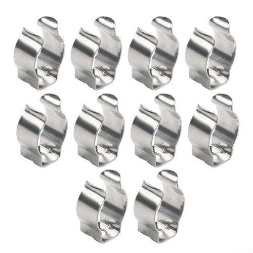 Robustes Werkzeugregal mit Manganstahl-Feder-Frotteeklemmen, 10 Stück (32 mm (30 mm) von Yhenlovtt