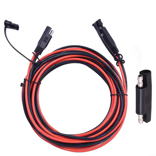 SAE Polarität Reverse Adapter in Heavy Duty 12AWG Verlängerungskabel für verbesserte Kompatibilität (2 Meter) von Yhenlovtt