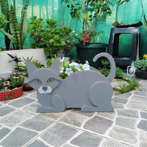 Siamkatze Blumentopf mit bezauberndem Design, Wahl für Haus und Garten (Kurzschwanzkatze) von Yhenlovtt