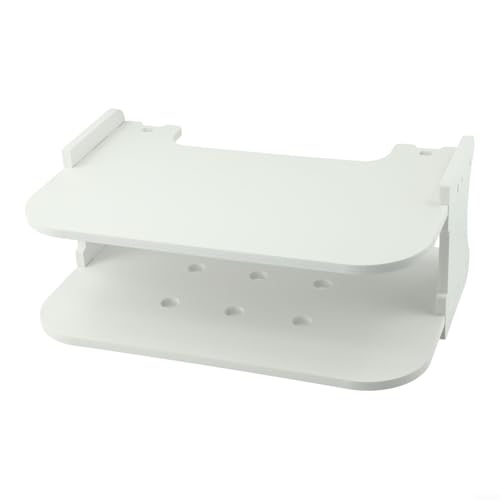 Sleek Punch Storage Rack for Set Top Box and Router for Home Office Use and Organization (30cm semicircle) von Yhenlovtt