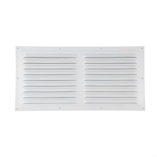Soffit Lüftungsgitter in quadratischer Form, langlebige Leistung mit integrierter Netzschutzschicht (200 x 400 mm) von Yhenlovtt