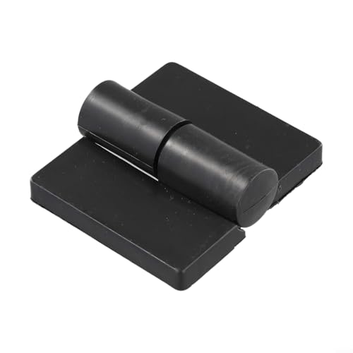 Titel: Kunststoffscharnier für WC-Trennwand, Nylon-Türbeschläge, schwarzes Scharnier für öffentliche Toilettenkabinen und bündige Türinstallation Titel: Kunststoffscharnier für WC-Trennwand, Nylon-Türbeschläge, schwarzes Scharnier für öffentliche Toilettenkabinen und bündige Türinstallation von Yhenlovtt