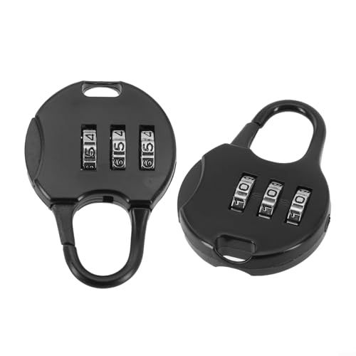 Titel:3-stelliges Zahlenschloss für Gepäckreise, Legierter Stahl Passwort Vorhängeschloss mit Anti-Diebstahl-Design, Kofferschloss für Taschen Rucksäcke Aktentaschen, Schwarz Titel:3-stelliges Zahlenschloss für Gepäckreise, Legierter Stahl Passwort Vorhängeschloss mit Anti-Diebstahl-Design, Kofferschloss für Taschen Rucksäcke Aktentaschen, Schwarz von Yhenlovtt