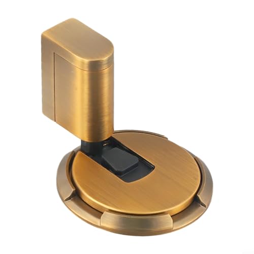 Türstopper, anpassbar, robust, Zink-Nutzung, winddicht, 520 mm, kein Schutz für den Innen- und Außenbereich, Legierung, Türbohrer, Installation, Bronze (1 Stück) von Yhenlovtt