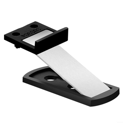 Ultra for Slim Türstopper, kein Bohren, Anti-Kollisions-Türstoßstange mit starkem Magneten, Schwarz Ultra for Slim Türstopper, kein Bohren, Anti-Kollisions-Türstoßstange mit starkem Magneten, Schwarz von Yhenlovtt