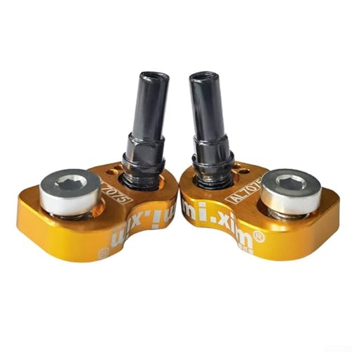 V-Bremsrahmen-Adapter-Set, 22 mm Verlängerung für verbessertes Bremsen an Fahrrädern, goldfarben von Yhenlovtt