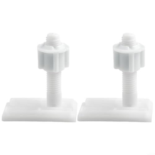 WC-Sitz Reparaturlösungen Set inkl. für 2 Schrauben, für 2 Bolzen, und Platten für Standardgrößen (B) von Yhenlovtt