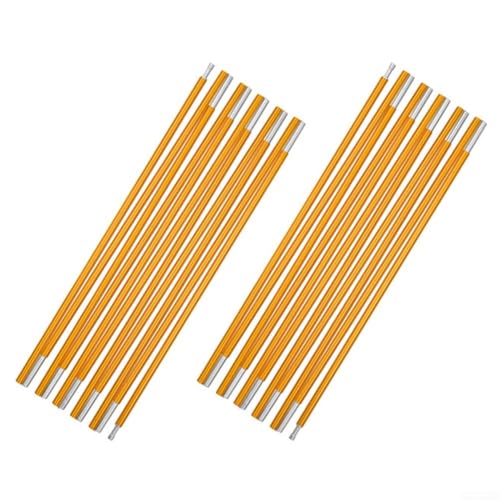 Yhenlovtt 3,4–4,5 m Aluminium-Legierung Zeltstange Ersatz für Wandern Camping Zelte 7001T6 Flugzeug Grade Stützstangen Leichte tragbare Outdoor-Ausrüstung (3,3 Meter) von Yhenlovtt