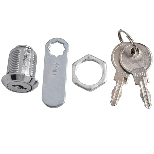 Yhenlovtt Aktenschrank mit Doppeloptionen, 16 mm, 20 mm, 25 mm, 30 mm, Doppeloptionen, für Schließfächer, Zuhause, Büro, Metalllegierung, Zylinderschloss, geeignet für Briefkasten, Schrank, Schublade Yhenlovtt Aktenschrank mit Doppeloptionen, 16 mm, 20 mm, 25 mm, 30 mm, Doppeloptionen, für Schließfächer, Zuhause, Büro, Metalllegierung, Zylinderschloss, geeignet für Briefkasten, Schrank, Schublade von Yhenlovtt