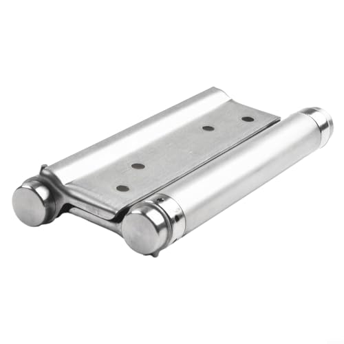 Yhenlovtt Doppelschwingendes Federscharnier, Edelstahl, selbstschließend, Stahl, strapazierfähig, zwei 304-Aktions-Torscharniere, ideal für Bartheken, Café-Türen, 15,2 cm Yhenlovtt Doppelschwingendes Federscharnier, Edelstahl, selbstschließend, Stahl, strapazierfähig, zwei 304-Aktions-Torscharniere, ideal für Bartheken, Café-Türen, 15,2 cm von Yhenlovtt