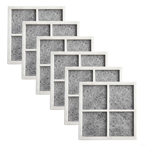 Yhenlovtt Kühlschrank-Aktivkohle-Luftfilter Ersatz für LG LT120F ADQ73214402 ADQ73214403 ADQ73214404 und 469918 9918, 6 Stück Yhenlovtt Kühlschrank-Aktivkohle-Luftfilter Ersatz für LG LT120F ADQ73214402 ADQ73214403 ADQ73214404 und 469918 9918, 6 Stück von Yhenlovtt