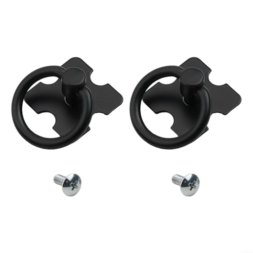 Yhenlovtt Metall-Möbelgriffe mit mexikanischem Vintage-Design für Schubladengriffe, geeignet für Holzschränke und Truhen (2 Stück, schwarz) von Yhenlovtt