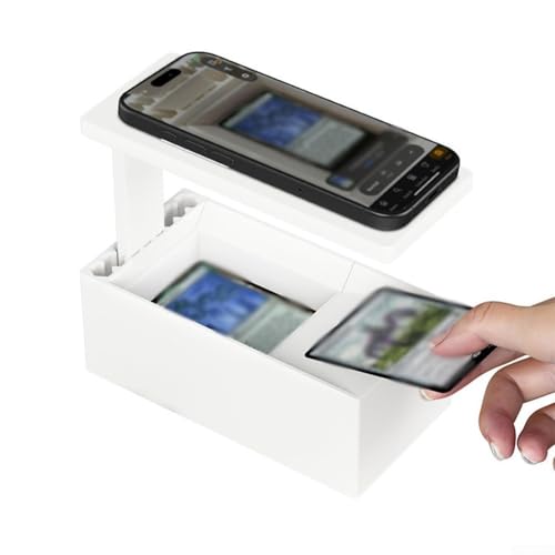 Yhenlovtt Sammelkarten-Scannerbox für Karten Kompaktes Scan-Gerät mit ABS-Konstruktion Tragbares Design für ManaBox Scanner App Weiß Yhenlovtt Sammelkarten-Scannerbox für Karten Kompaktes Scan-Gerät mit ABS-Konstruktion Tragbares Design für ManaBox Scanner App Weiß von Yhenlovtt