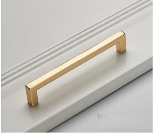 Yhenlovtt Schrankgriffe aus Edelstahl, modern, mattschwarz, 10 Stück, goldfarben, 10 Stück Yhenlovtt Schrankgriffe aus Edelstahl, modern, mattschwarz, 10 Stück, goldfarben, 10 Stück von Yhenlovtt