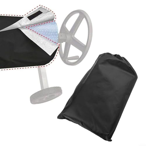 Yhenlovtt Solar-Pool-Abdeckung, Spulenaufbewahrung, Schutzhülle, strapazierfähiges Oxford-Gewebe, für 5,5 m, 6,1 m, 7,3 m, Schwimmbad, Winterschutz (6 m) von Yhenlovtt