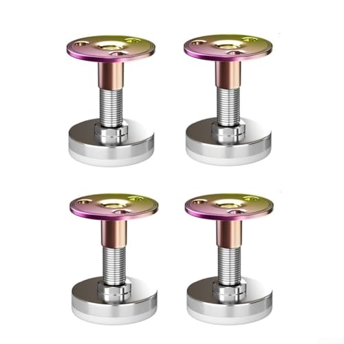 Yhenlovtt Verstellbare Bettrahmen-Stopper mit Metallgewinde, um Betten und Möbel zu sichern, Wände zu schützen und Lärm und Bewegung zu minimieren (46–56 mm) von Yhenlovtt