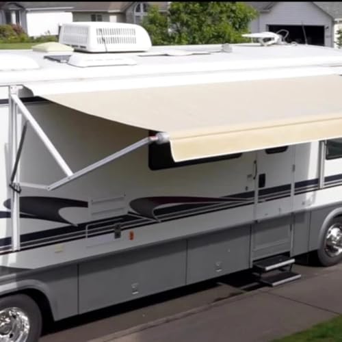 Yhenlovtt Wohnmobil-Markisen-Hebegriff, Ersatz für A&E 8500 9000 manuelle Terrassenmarkisen, 2 Stück, grau, für Deluxe-Griffe mit Nieten, #830644 von Yhenlovtt