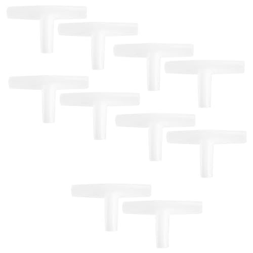 Yheonver Kunststoff T-Form Aquarium 3-Wege-Luftventil-AnschlüSse 10 StüCk Yheonver Kunststoff T-Form Aquarium 3-Wege-Luftventil-AnschlüSse 10 StüCk von Yheonver