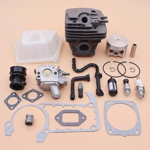 49mm Zylinderkolben-Vergaser-Kit for MS361 MS 361 Luft-Kraftstoff-Ölfilterleitung Ansaugkrümmerdichtung Dekompressionsventil Zubehör 49mm Zylinderkolben-Vergaser-Kit for MS361 MS 361 Luft-Kraftstoff-Ölfilterleitung Ansaugkrümmerdichtung Dekompressionsventil Zubehör von YhfAbd