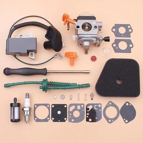 Vergaser-Zündspule for FS87 FS100 HL100 HL95 KM90 KM100 KM130 Luft-Kraftstoff-Filterleitung Schraubendreher-Reparatursatz Trimmer Zubehör Vergaser-Zündspule for FS87 FS100 HL100 HL95 KM90 KM100 KM130 Luft-Kraftstoff-Filterleitung Schraubendreher-Reparatursatz Trimmer Zubehör von YhfAbd