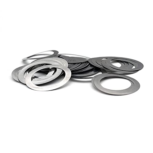 0,1 mm Dicke 304 Edelstahl-Flachwaschmaschinen,9x13x0.1 (20Pcs) von Yhloubb