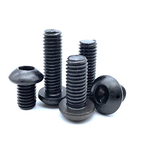 10 9 class steel-M3 50PCS,40mm,Sechseck-Sechskant-Sockelkopf-Taste-bolzenschraube von Yhloubb