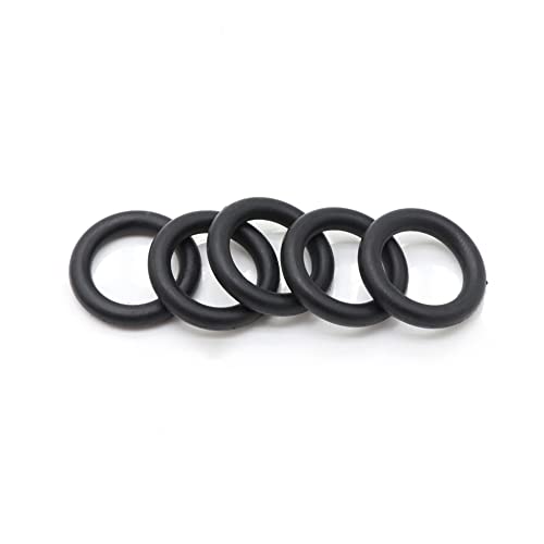 10 Stück schwarze NBR-O-Ring-Dichtung CS 5 mm Nitril-Butadien-Gummi-Distanzscheibe Ölwiderstandsscheibe,OD 37mm ID 27mm von Yhloubb